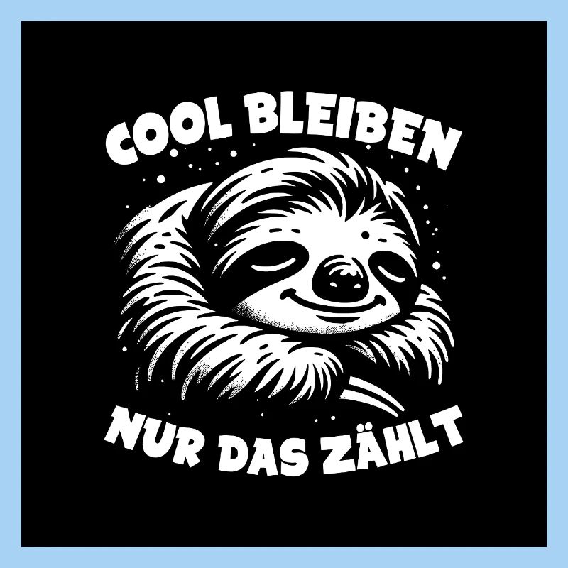 Faultier - immer cool bleiben - immer mit der Ruhe