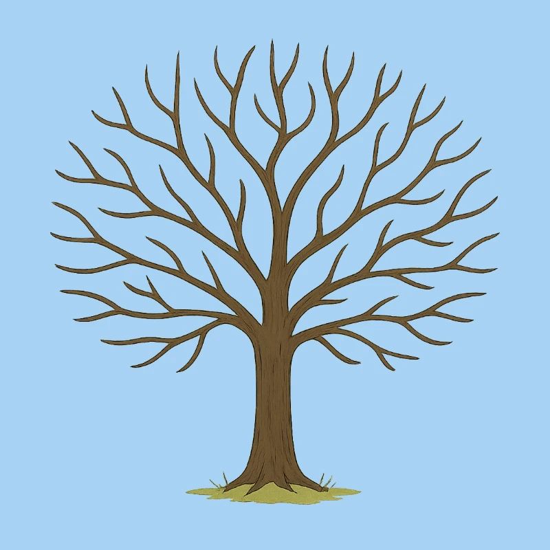 Winterbaum Silhouette