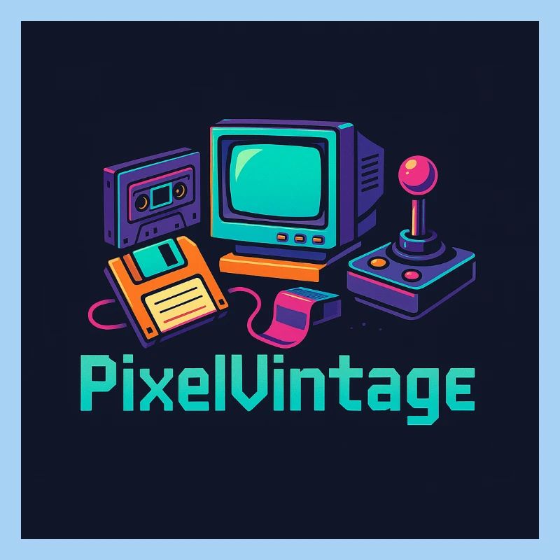 Retro-Computer und Pixel-Konsole