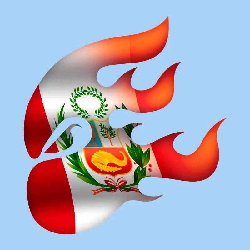 Drapeau du Pérou - Pérou - Ninja