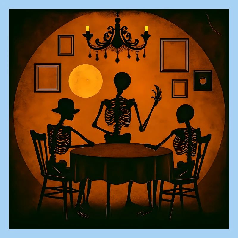 Halloween Skeleton Creepy Gift