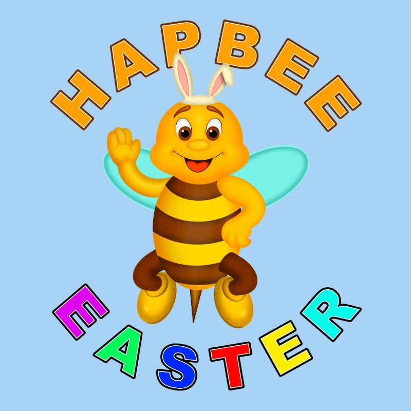 HAPBEE Pâques avec texte