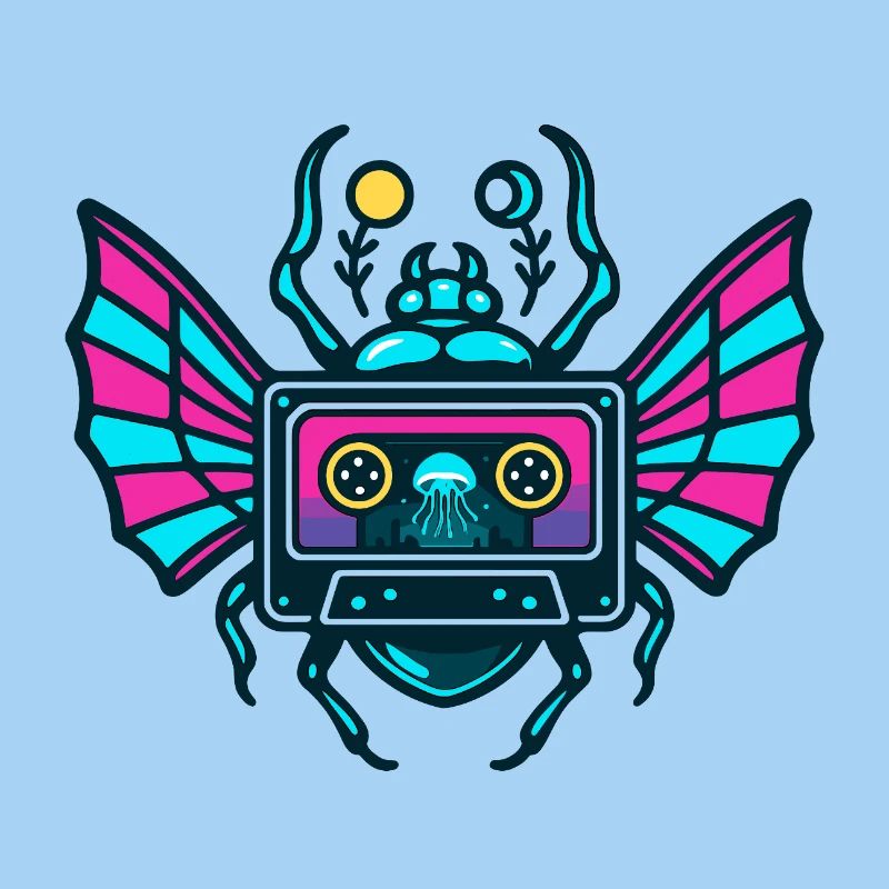 Neon Mixtape Skarabäus