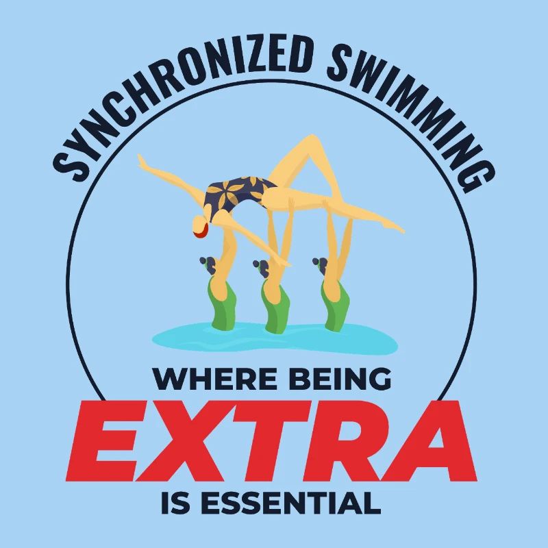 Synchronized Swimming Where Being Extra 
