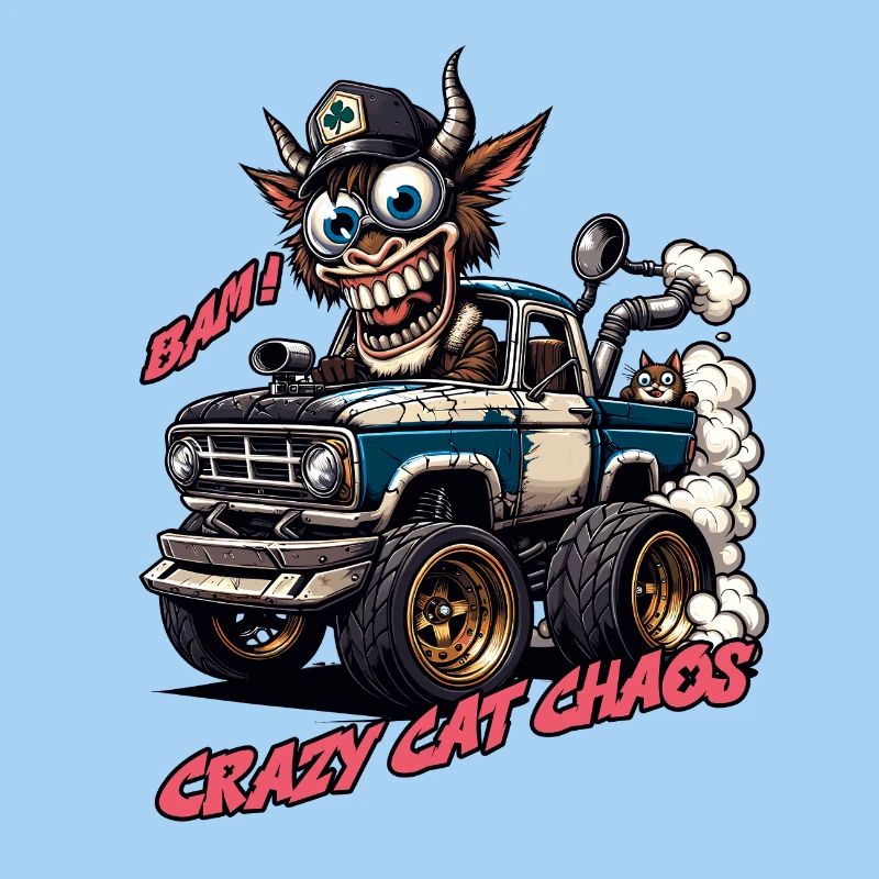 Conception tout-terrain Crazy Cat Chaos