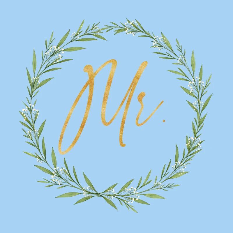 Conception de couronne élégante pour le marié