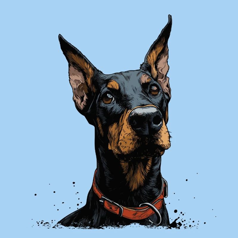 Cooler Dobermann