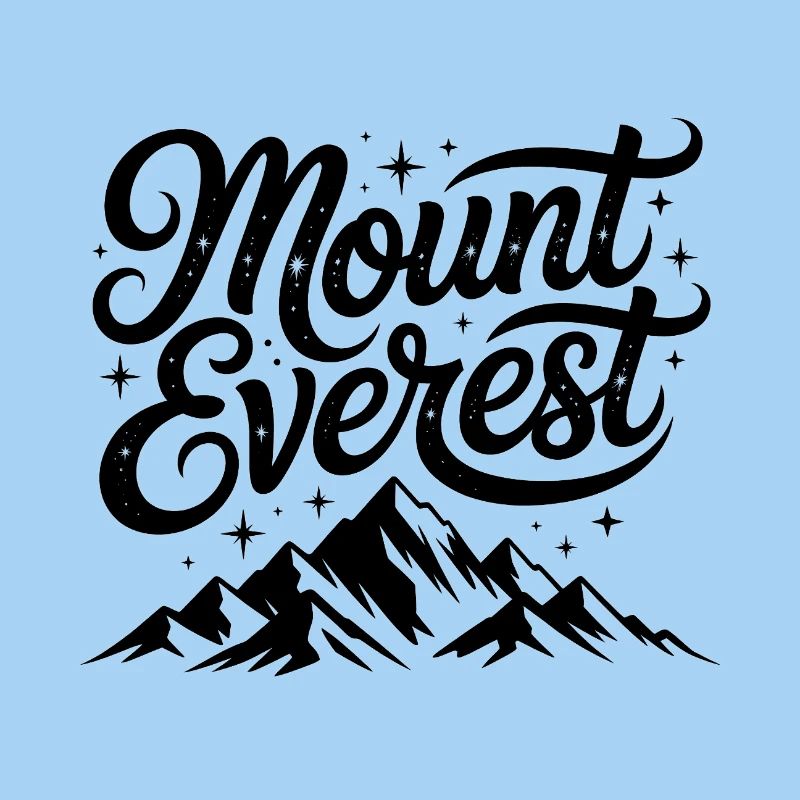 Mont Everest - Conception de souvenirs