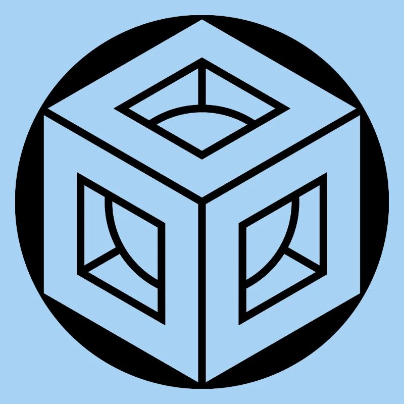 Design du crop circle cube de Metatron