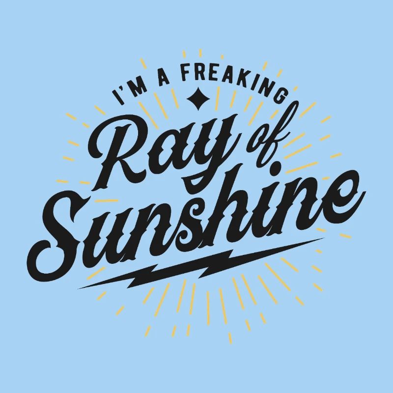 Conception de rayon de soleil effrayant