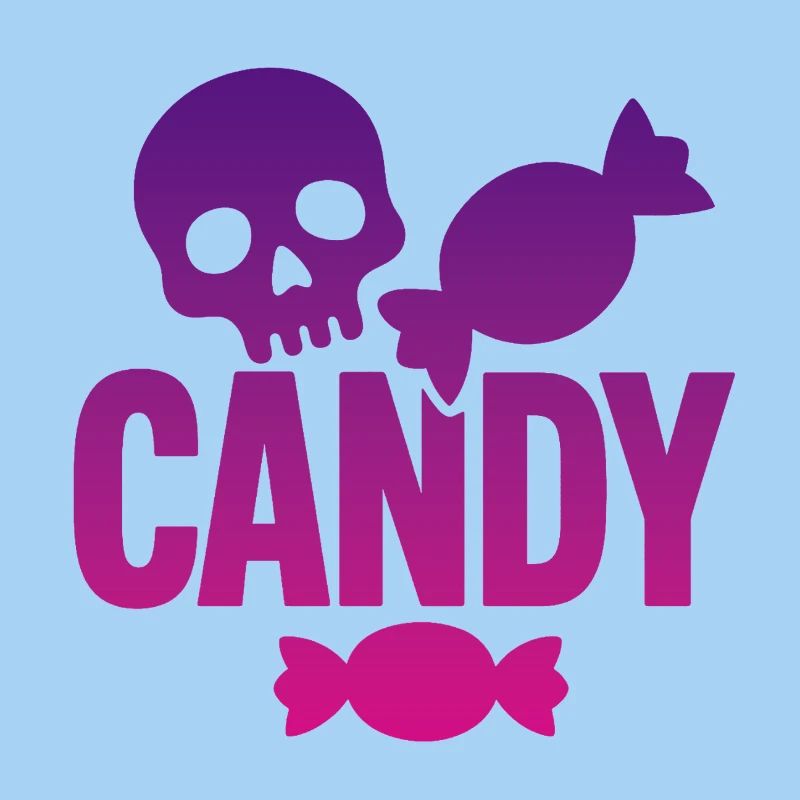 Skeleton and Whimsical Candy