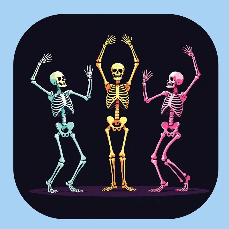 Halloween Skeleton Dancer Dancing