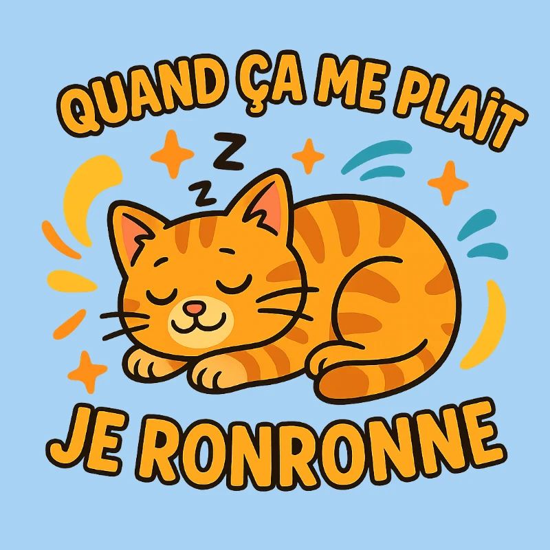 Chat ronronne quand ça me plaît