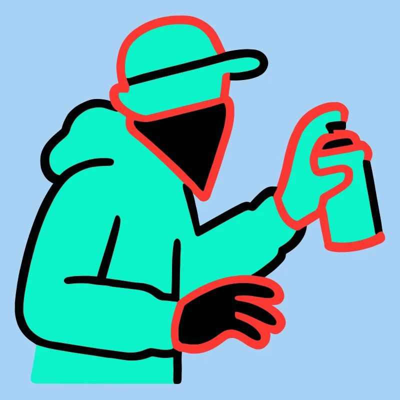 Neon Graffiti Sprayer
