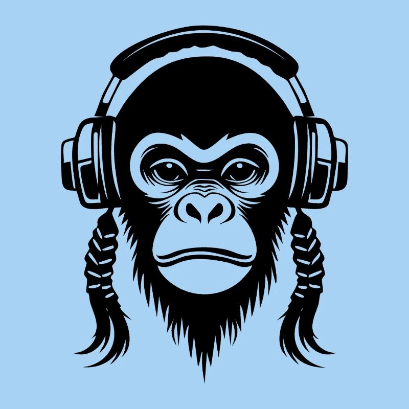 Chemise Bold Monkey Head Statement Urban Edition