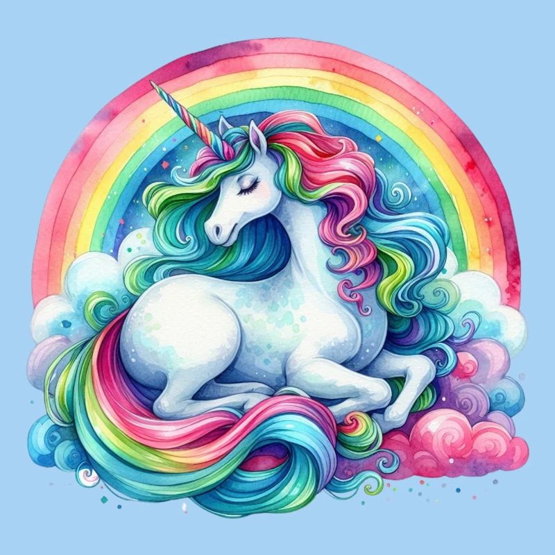 Regenbogen Traum Einhorn