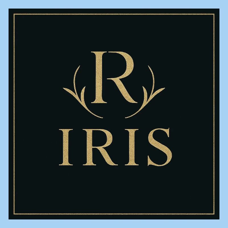 Iris Monogram Gold