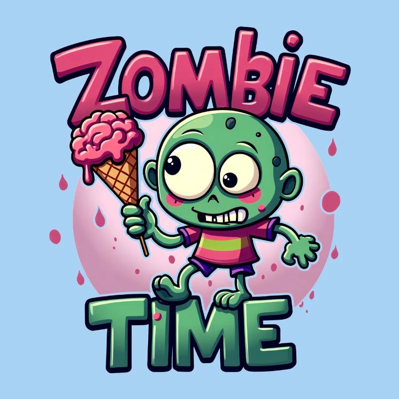 Zombie Time Eiscreme Comic