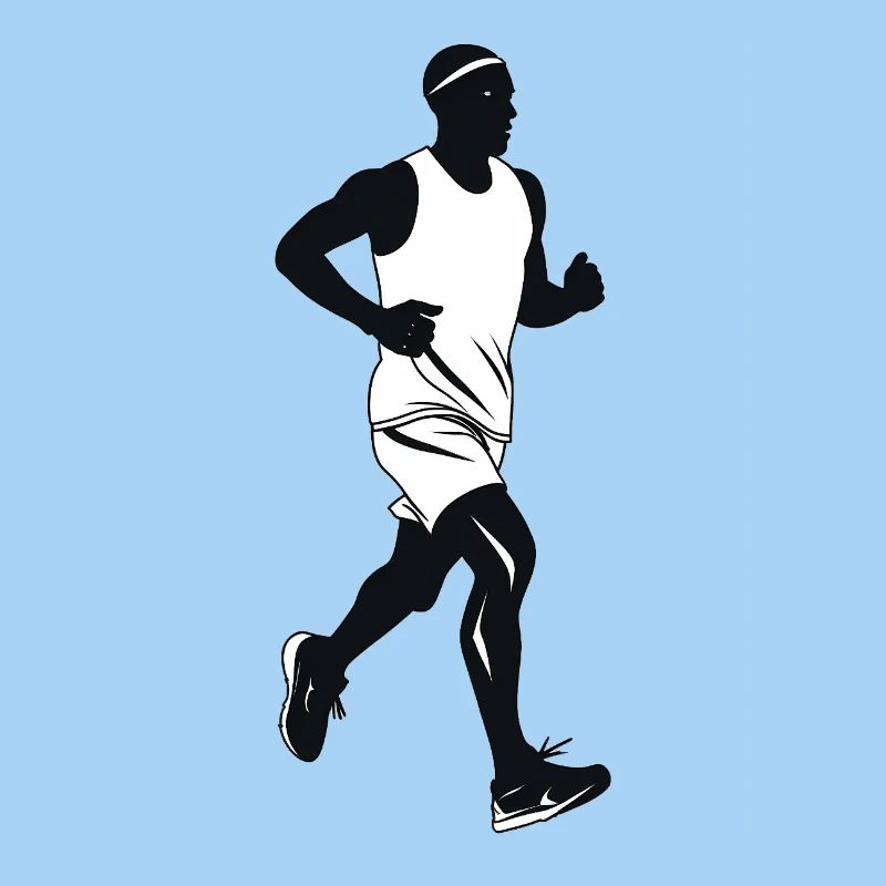 Coureur - Logo Cool Silhouette