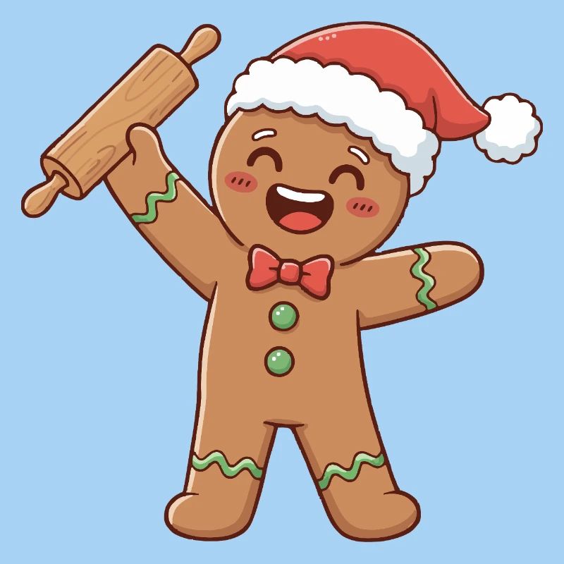 Christmas Baking Art Baker