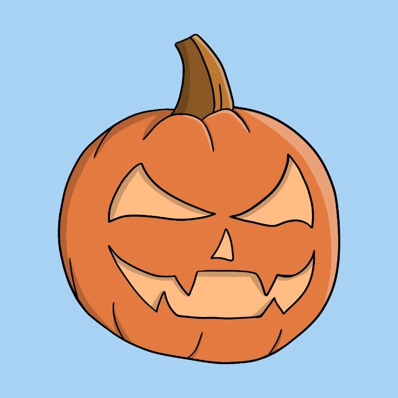 Mitternächtliches Jack-O-Lantern-Grinsen