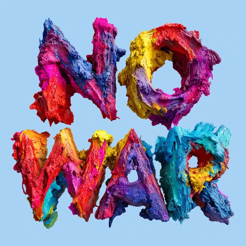 Pas d’explosion de couleurs de guerre