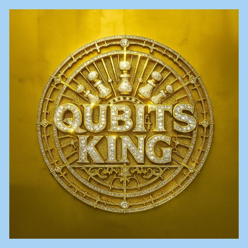 Conception de la pièce d’or Qubits King