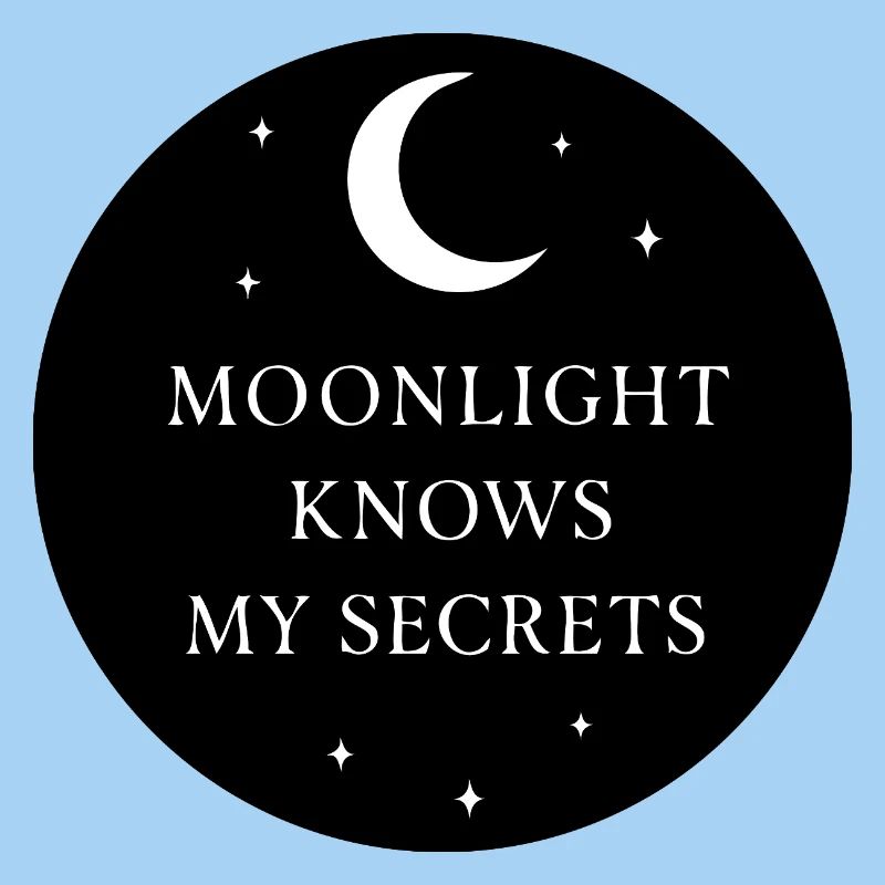 Le clair de lune connaît mes secrets Lune mystique