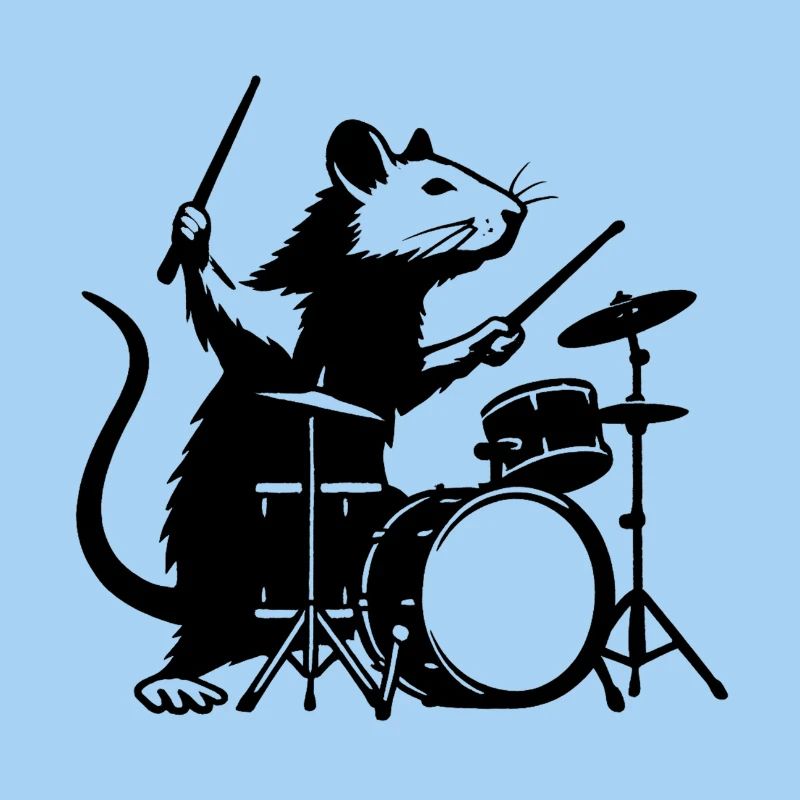 Drum rat in the spotlight