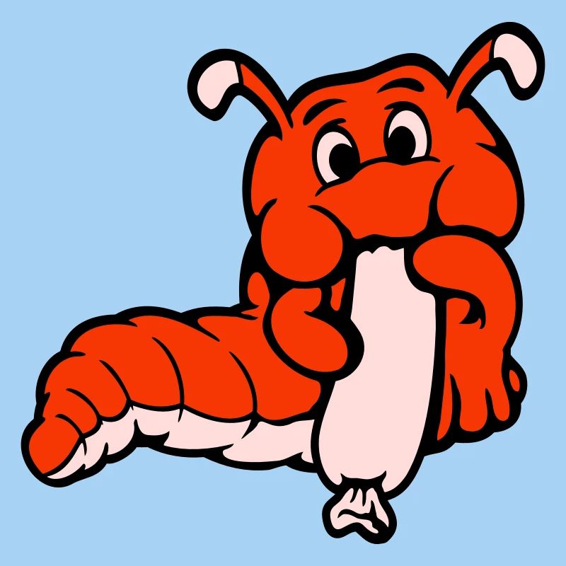 Chenille ver Happy Eats Saucisse Saucisse Hot-dog
