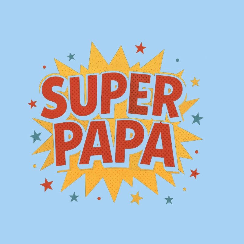 Super Dad Comic Explosion