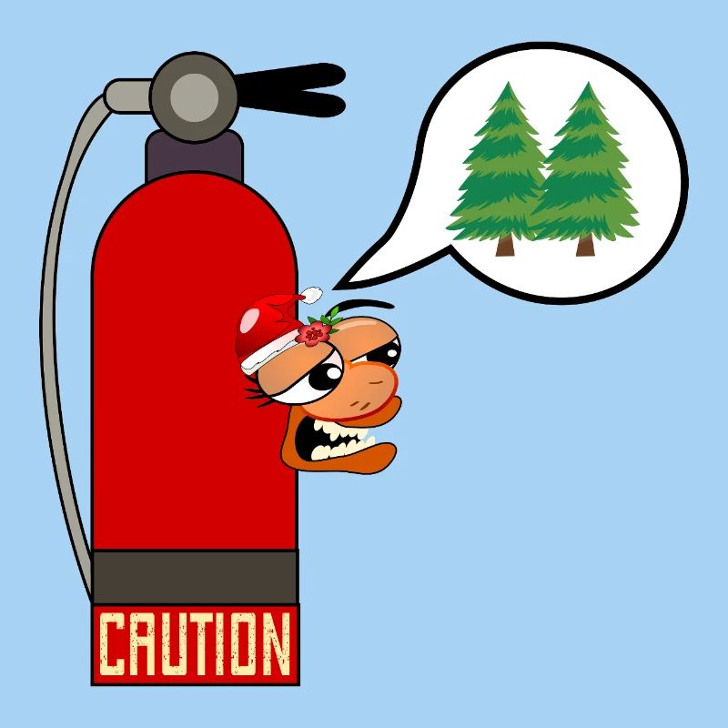 CAUTION CHRISTMAS TREE FIRE