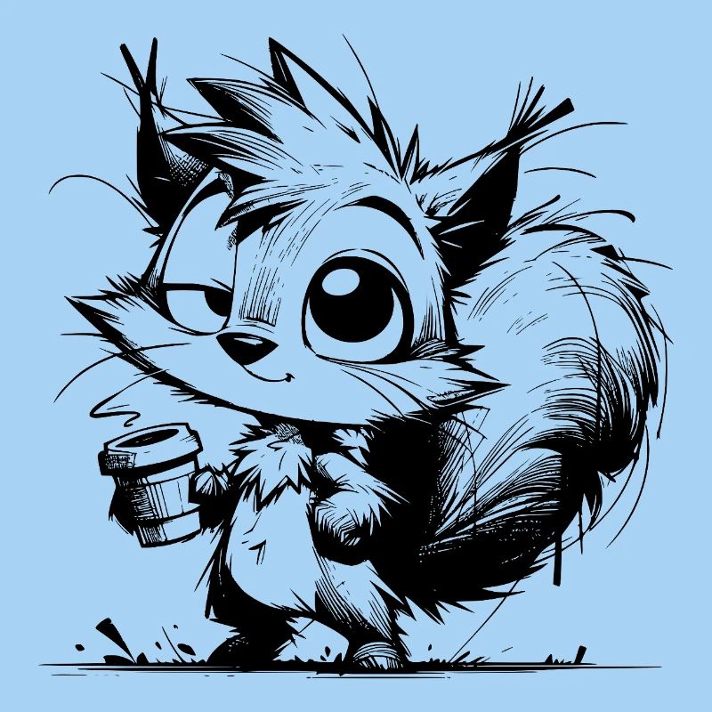 Eichhörnchen noch ein Kaffee? Immer her damit