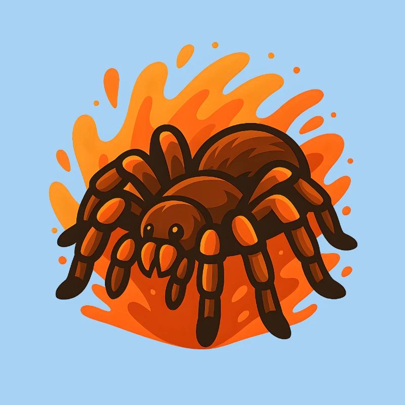 Fiery Goliath Spider