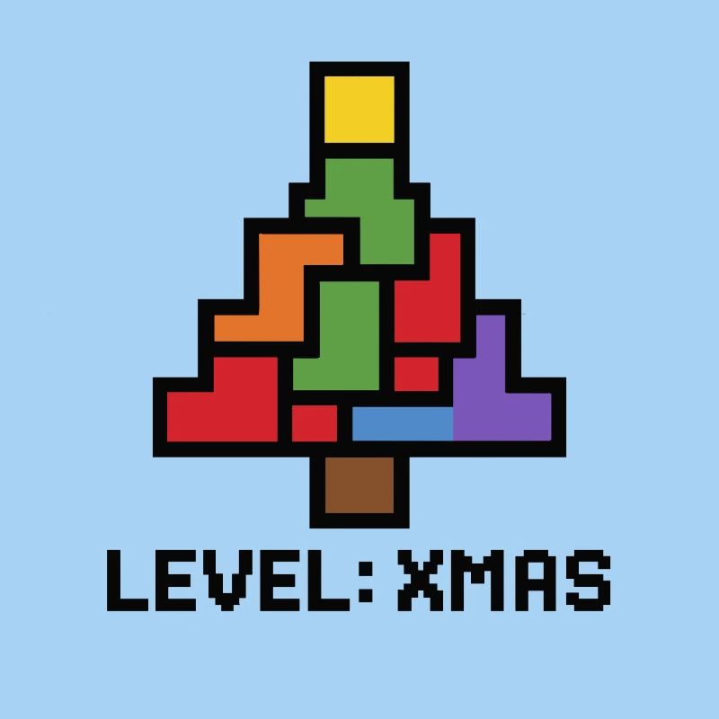 LevelXmas Pixel Tree
