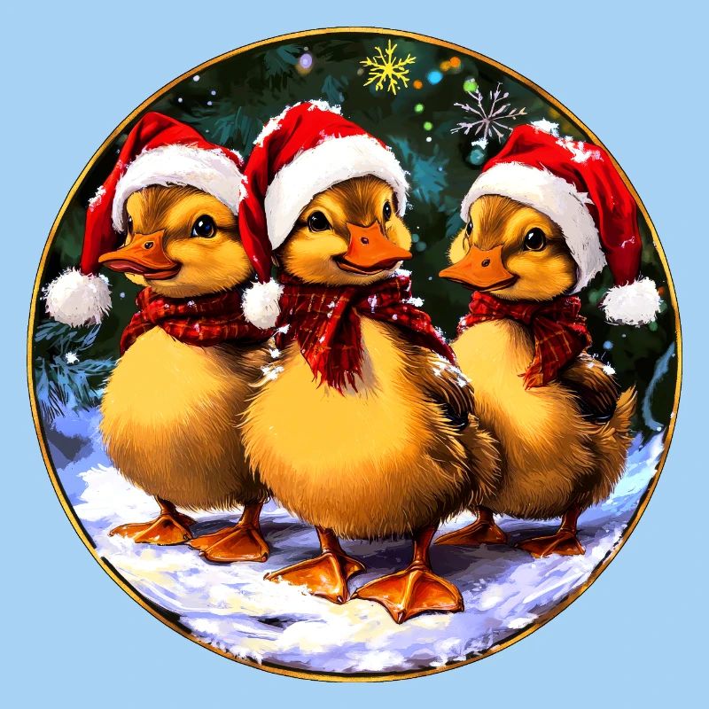 Weihnachtsmann Entchen