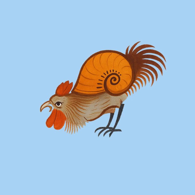Medieval Rooster – Stylized Creature