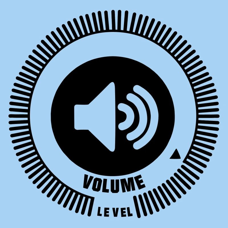 Volume level knob