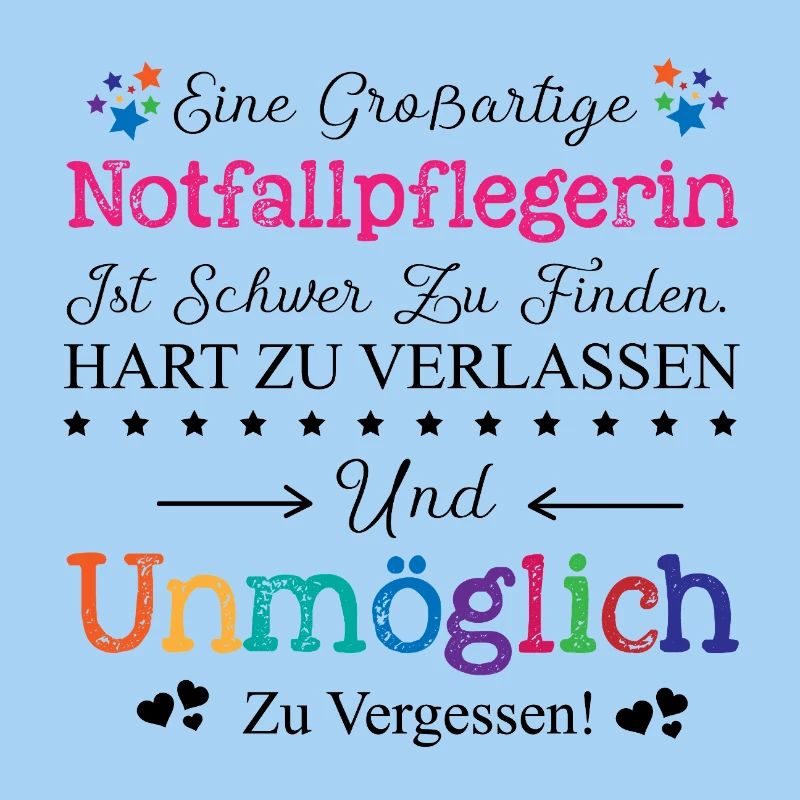 Notfallpflegerin Beruf Geschenk Abschied Pflegerin