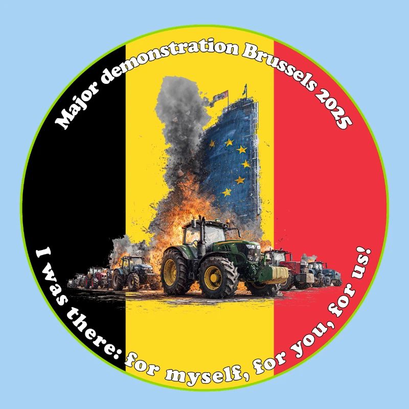 Bauernproteste in Brüssel 2025