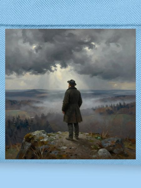 Blick in den Nebelberge