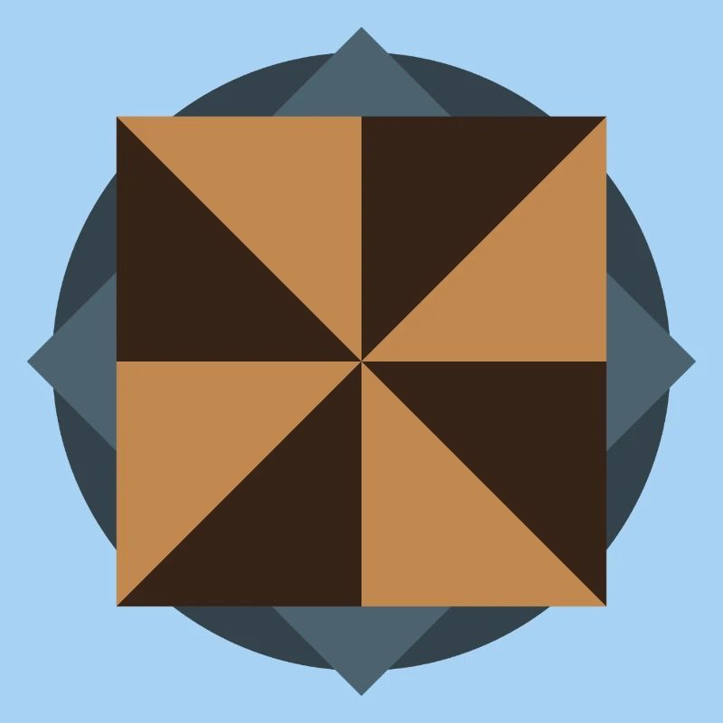 GÉOMÉTRIE DU NOYAU PYRAMIDAL | Œuvres d’art Basic Shapes