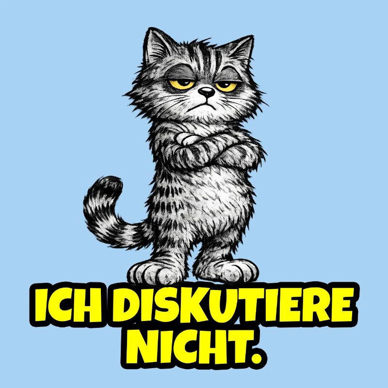 Ich diskutiere nicht. – Grumpy Katze (CAT)