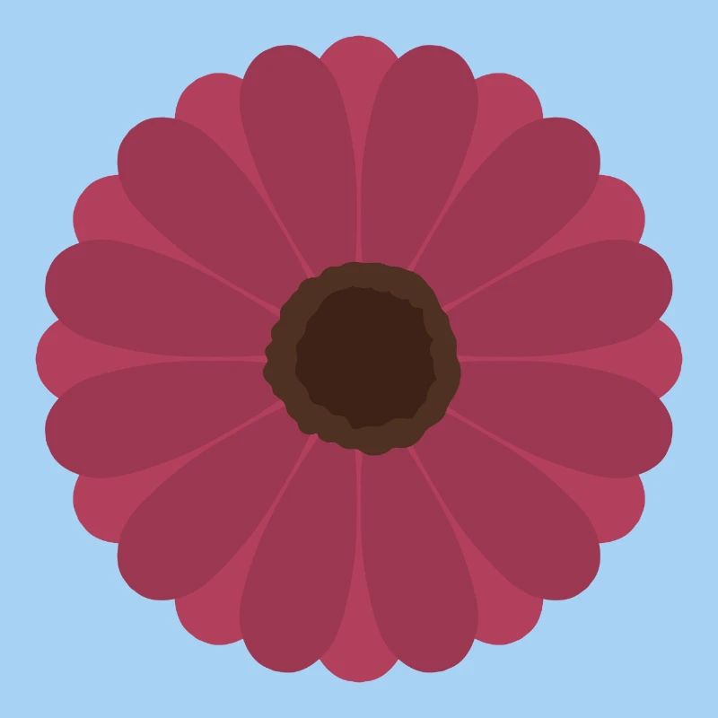 Rosa Gerbera-Blütenmuster