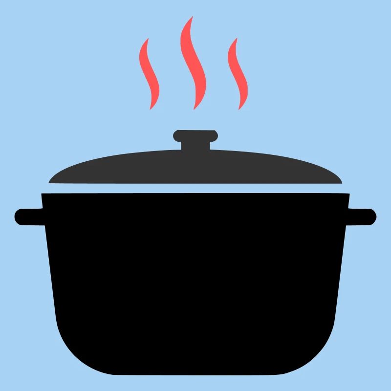 Kochtopf Dampf Kochen