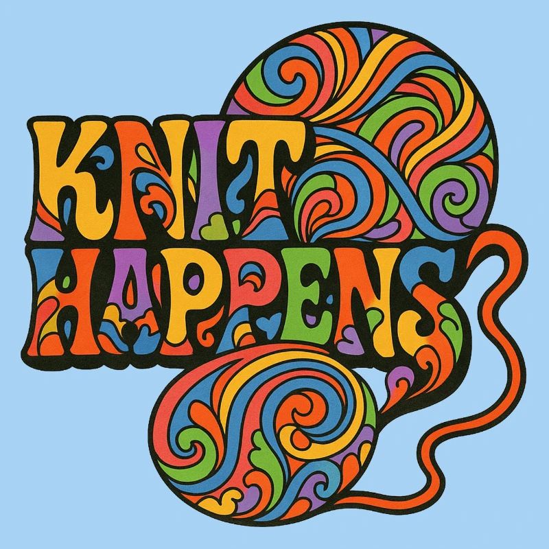 Knit Happens Psychedelische Geschichte