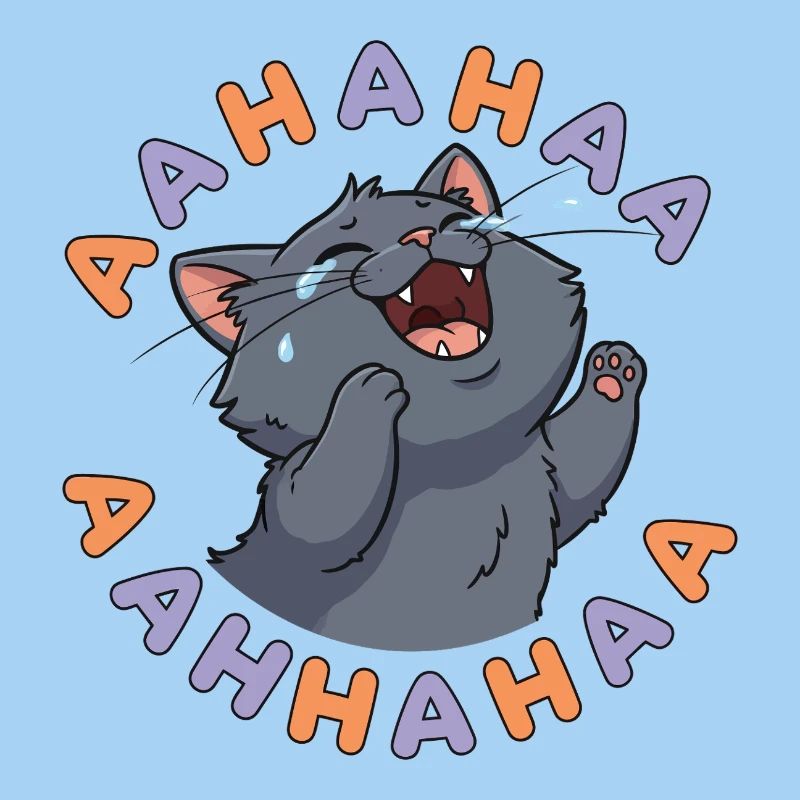 Explosion du chat rieur