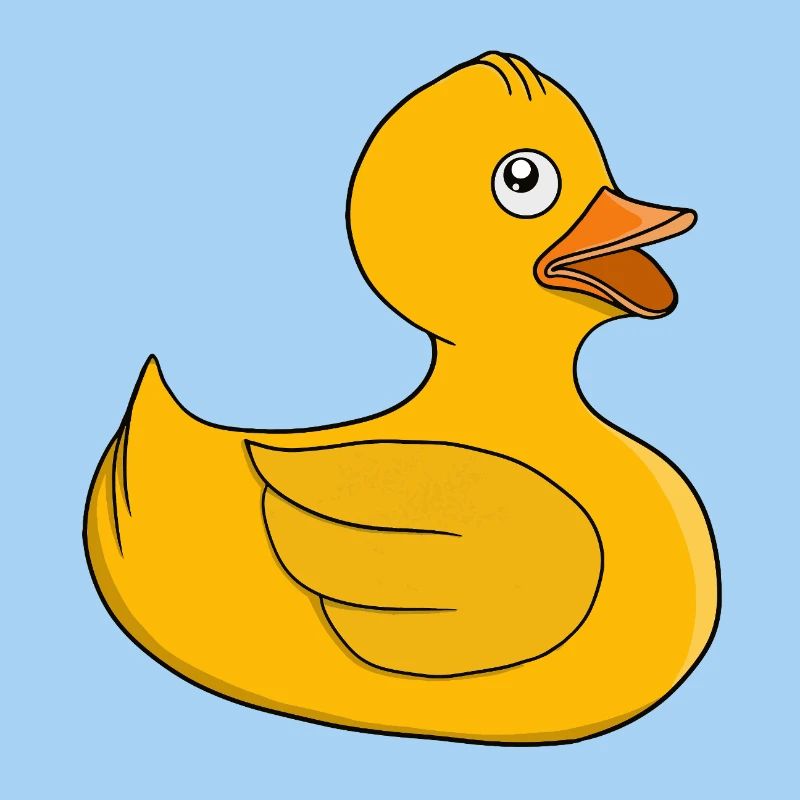 Sonnenrige Gummiente