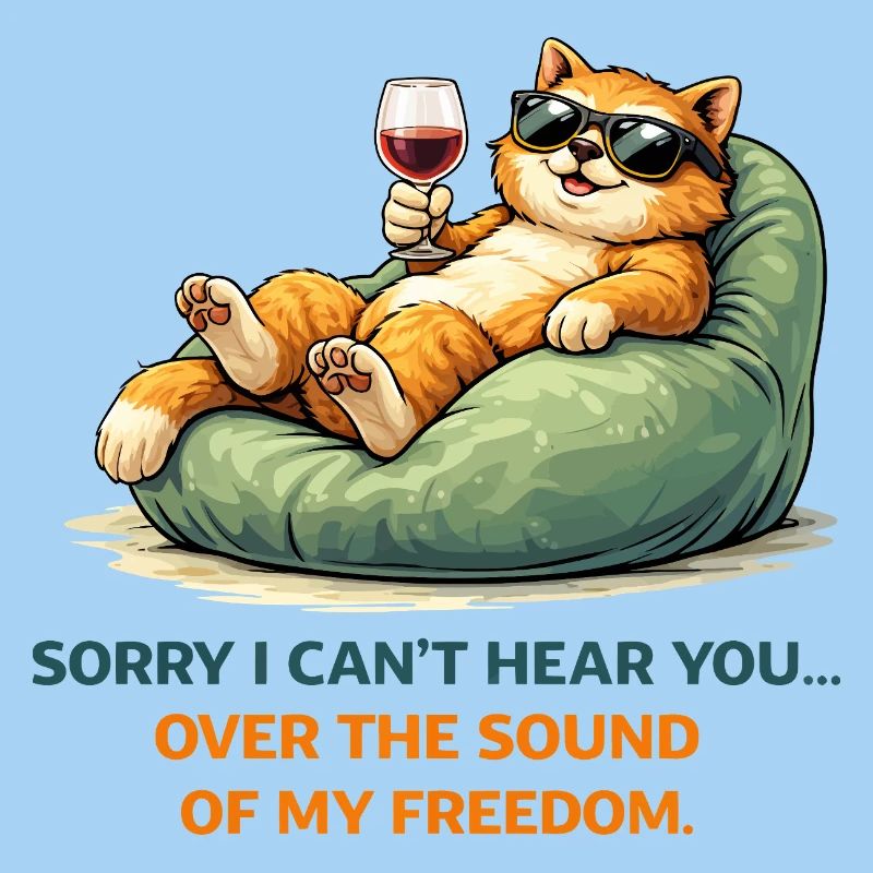 Relaxed Cat Wine Meme