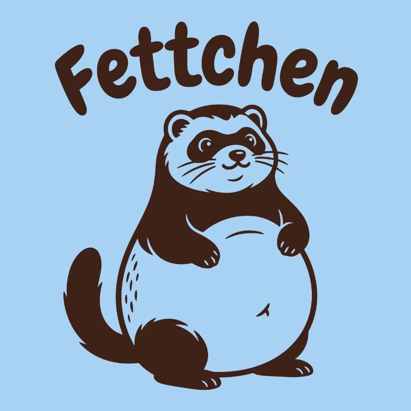 Frettchen - Fettchen mit dicken Bauch